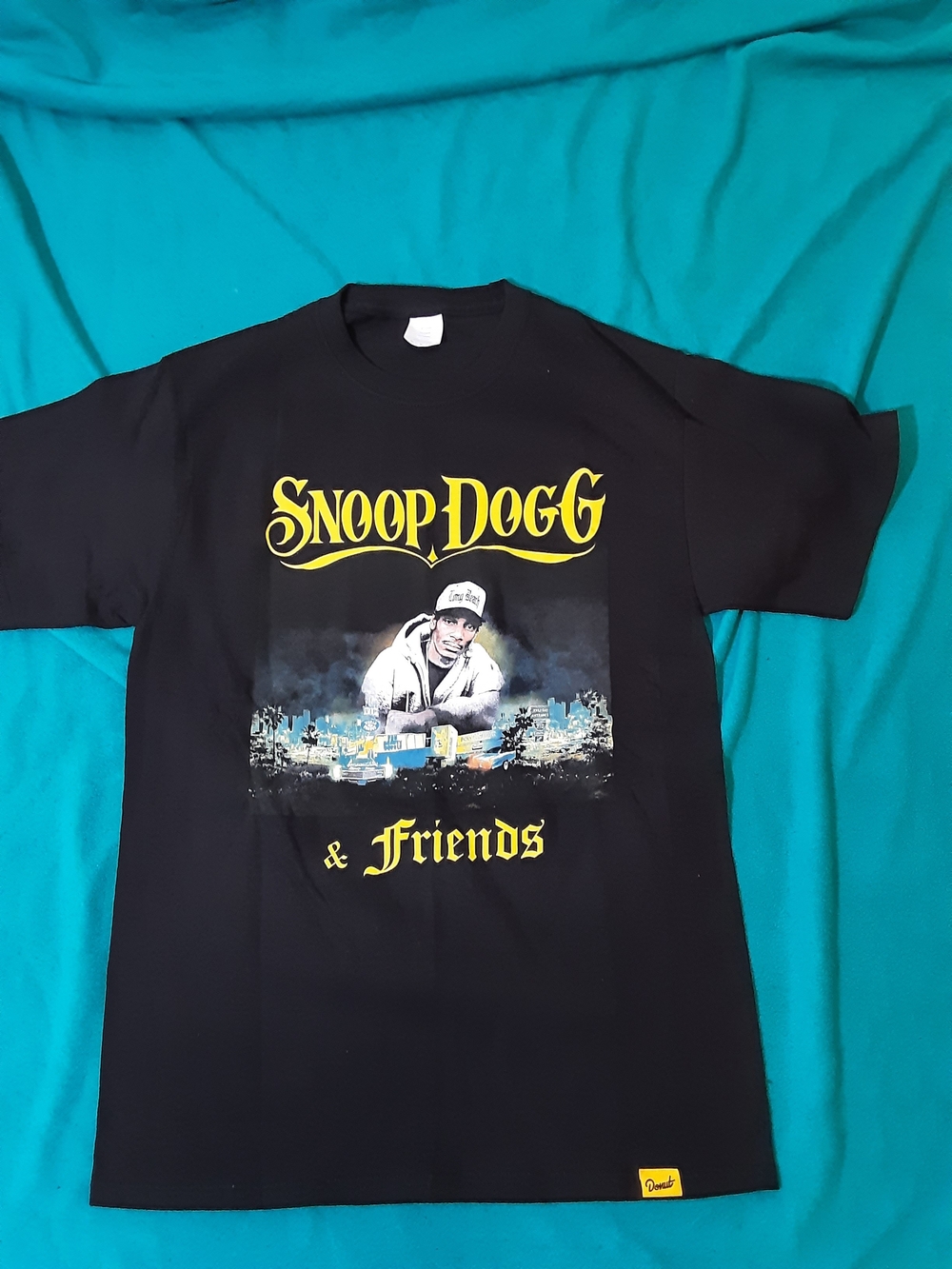Snoop Dog Black & Yellow Graphic Tee -